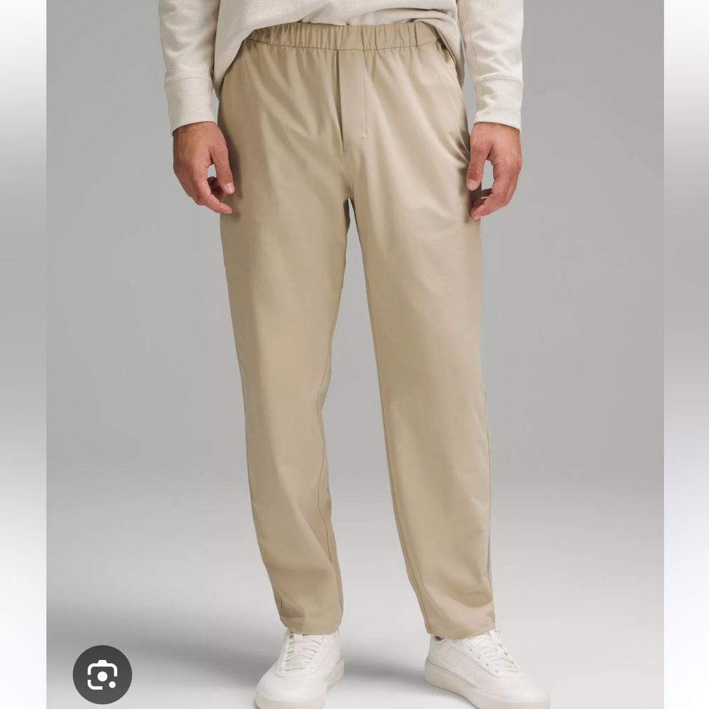Lululemon Athletica Tan Chinos with Tapered Legs